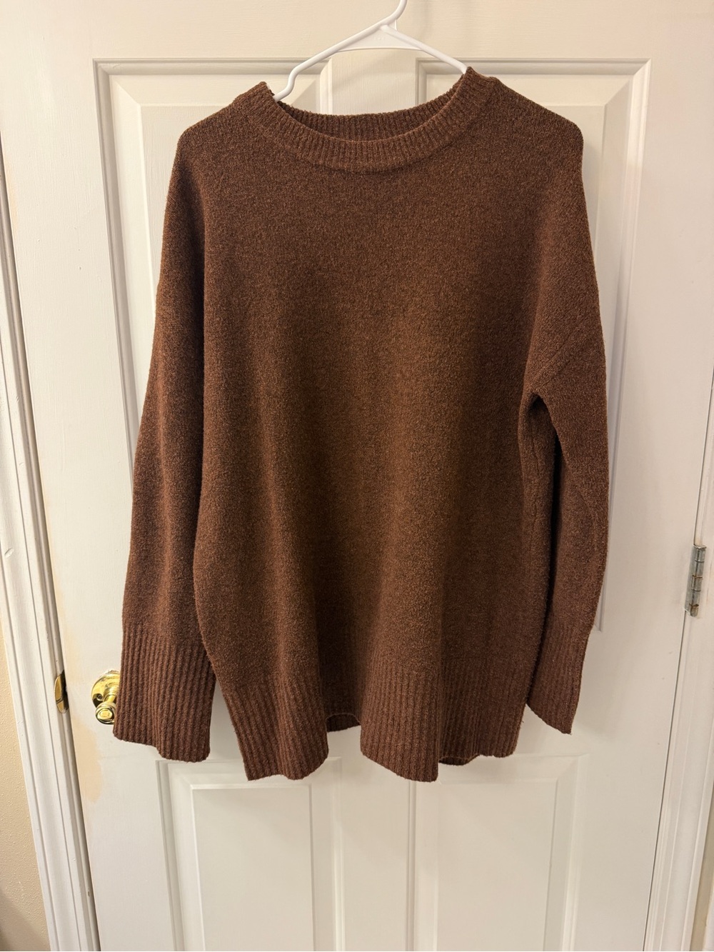 🩷 a new day Brown Crewneck Sweater size M